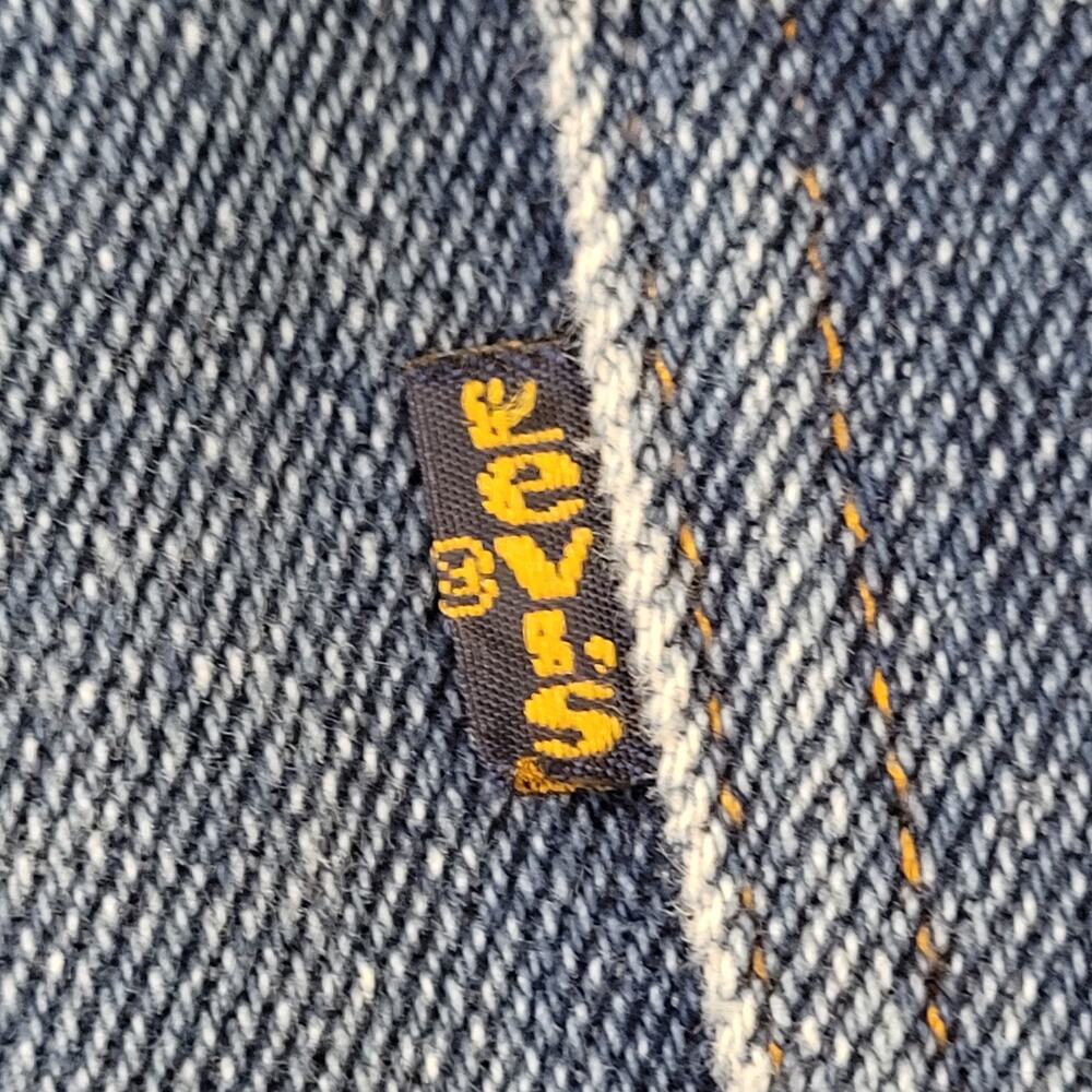 Vintage LEVIS 547 Jeans 34x25 Faded Whiskered Blue-Tab - Picture 7 of 16
